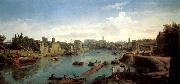 Rome, the Tiber near the Porto di Ripa Grande WITTEL, Caspar Andriaans van